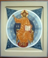 Profeterad Kristus tronande